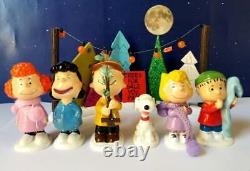 Dept 56 Arachides Peanuts Tree Lot! Charlie Brown, Lucy, Linus, Snoopy, Patty