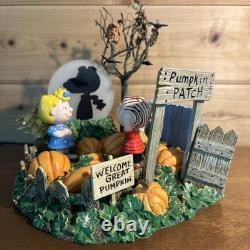 Dept 56 La Grande Citrouille Charlie Brown ! Figurine Halloween Peanuts Vidéo Lumineuse