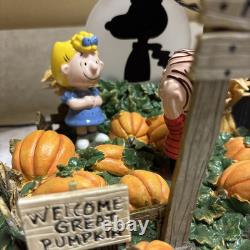Dept 56 La Grande Citrouille Charlie Brown ! Figurine Halloween Peanuts Vidéo Lumineuse