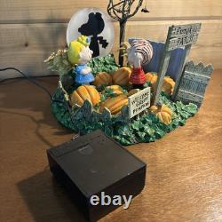 Dept 56 La Grande Citrouille Charlie Brown ! Figurine Halloween Peanuts Vidéo Lumineuse