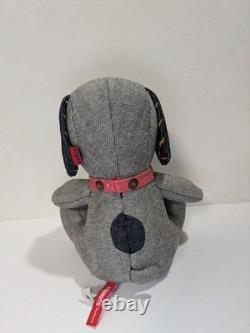 EDWIN Snoopy & Charlie Brown Jouet en Peluche en Denim Noir 21cm Neuf