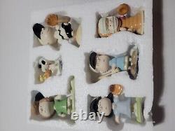 ÉQUIPE DE BASEBALL LENOX PEANUTS 6 pièces SNOOPY CHARLIE BROWN