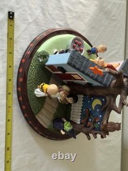 EXTRAVAGANCE HALLOWEEN PEANUTS Sculpture Rotative Lazy Susan Danbury Mint 2016