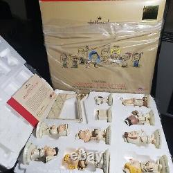 Édition limitée HALLMARK 2015 Peanuts Charlie Brown Nativité 10 figurines