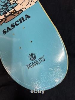 Élément Pigpen rare Planche de skateboard Peanuts Sascha Snoopy Charlie Brown 8.5