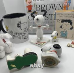 Enorme lot de collections vintage de Snoopy, Charlie Brown, Charles Schulz