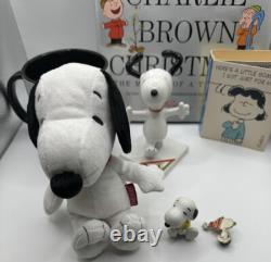 Enorme lot de collections vintage de Snoopy, Charlie Brown, Charles Schulz