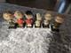Ensemble Complet De Bobbleheads Peanuts Des Années 1960 ? Bande Dessinée De Charlie Brown Snoopy, Lucy