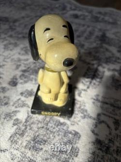 Ensemble COMPLET de bobbleheads Peanuts des années 1960 ? Bande dessinée de Charlie Brown Snoopy, Lucy