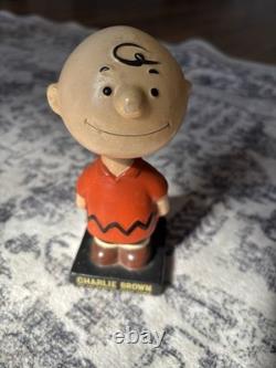 Ensemble COMPLET de bobbleheads Peanuts des années 1960 ? Bande dessinée de Charlie Brown Snoopy, Lucy