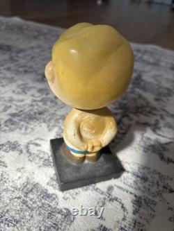 Ensemble COMPLET de bobbleheads Peanuts des années 1960 ? Bande dessinée de Charlie Brown Snoopy, Lucy