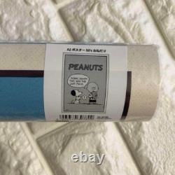 Ensemble d'affiches vintage Snoopy Museum A2 des années 50 Charlie Brown inutilisé