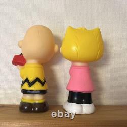 Ensemble de 2 figurines en vinyle souple de Snoopy, Sally et Charlie Brown de Peanuts
