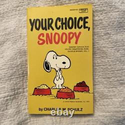 Ensemble de 23 livres de poche vintage Peanuts Charlie Brown Snoopy