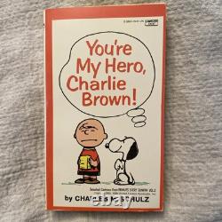 Ensemble de 23 livres de poche vintage Peanuts Charlie Brown Snoopy