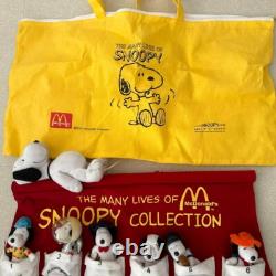 Ensemble de 28 poupées Snoopy Peanuts McDonald's 2001 Exclusivité Japon Collection de figurines