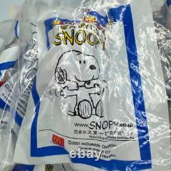 Ensemble de 28 poupées Snoopy Peanuts McDonald's 2001 Exclusivité Japon Collection de figurines
