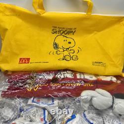 Ensemble de 28 poupées Snoopy Peanuts McDonald's 2001 Exclusivité Japon Collection de figurines