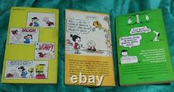 Ensemble de 3 bandes dessinées Vintage Snoopy Peanuts Charlie Brown en anglais 1974