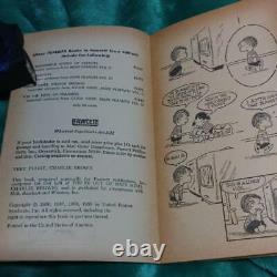 Ensemble de 3 bandes dessinées Vintage Snoopy Peanuts Charlie Brown en anglais 1974