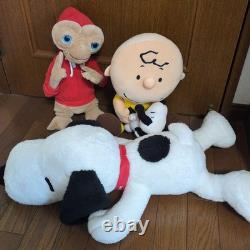 Ensemble de 3 pièces USJ en peluche ET Snoopy Charlie Brown #cbc1b6