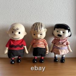 Ensemble de 3 poupées de poche de Charlie Brown, Lucy et Linus 66