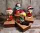 Ensemble De 4 Figurines Musicales Hallmark Peanuts : Charlie Brown, Snoopy, Lucy