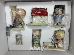 Ensemble de 5 figurines Lenox Peanuts Célébration des 60 ans Charlie Brown Lucy Snoopy Etc.