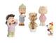 Ensemble De 5 Figurines Lenox Peanuts Charlie Brown No&euml;l Avec Snoopy, D&eacute;coration De F&ecirc;tes