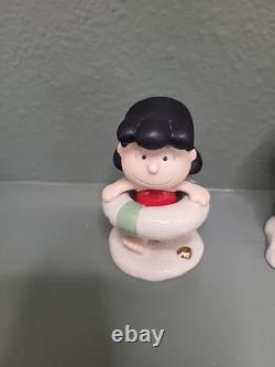 Ensemble de 5 pièces Lenox Peanuts Fête à la plage Charlie Brown Snoopy Lucy 854616