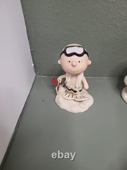 Ensemble de 5 pièces Lenox Peanuts Fête à la plage Charlie Brown Snoopy Lucy 854616