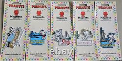 Ensemble de 6 magnets vintage Snoopy - Villes célèbres