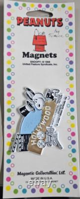 Ensemble de 6 magnets vintage Snoopy - Villes célèbres