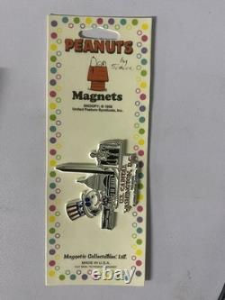 Ensemble de 6 magnets vintage Snoopy - Villes célèbres