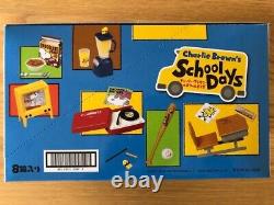 Ensemble de 8 types de journées scolaires inutilisées Re-Ment Snoopy Charlie Brown