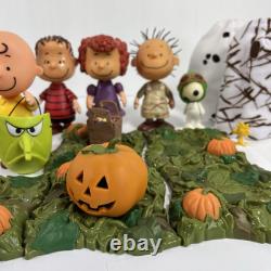 Ensemble de cacahuètes Bienvenue Grand Patch de Citrouilles Décor d'Halloween Charlie Brown Lot 29