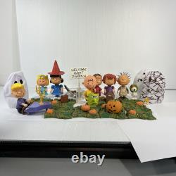Ensemble de cacahuètes Bienvenue Grand Patch de Citrouilles Décor d'Halloween Charlie Brown Lot 29