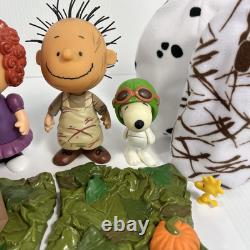 Ensemble de cacahuètes Bienvenue Grand Patch de Citrouilles Décor d'Halloween Charlie Brown Lot 29
