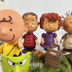 Ensemble de cacahuètes Bienvenue Grand Patch de Citrouilles Décor d'Halloween Charlie Brown Lot 29