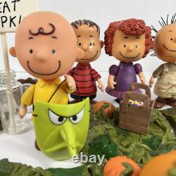 Ensemble de cacahuètes Bienvenue Grand Patch de Citrouilles Décor d'Halloween Charlie Brown Lot 29