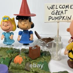 Ensemble de cacahuètes Bienvenue Grand Patch de Citrouilles Décor d'Halloween Charlie Brown Lot 29