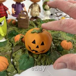 Ensemble de cacahuètes Bienvenue Grand Patch de Citrouilles Décor d'Halloween Charlie Brown Lot 29