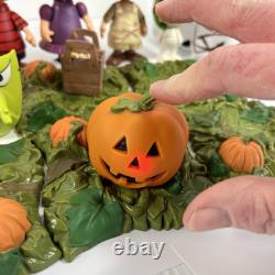 Ensemble de cacahuètes Bienvenue Grand Patch de Citrouilles Décor d'Halloween Charlie Brown Lot 29