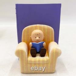 Ensemble de figurines Hallmark Peanuts Gallery « By The Book » Snoopy et Charlie Brown, neuf