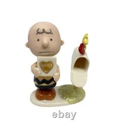 Ensemble de figurines Lenox Peanuts pour la Saint-Valentin de 5 Charlie Brown Snoopy Sally Lucy