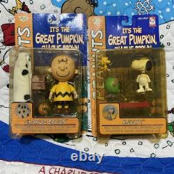Ensemble de figurines Snoopy Memory Lane Peanuts 4pcs Charlie Brown Lucy Schroeder 2000