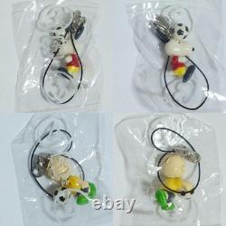 Ensemble de porte-clés mascotte Kabaya Snoopy Sports Charlie Brown à chaîne avec boule