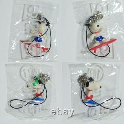 Ensemble de porte-clés mascotte Kabaya Snoopy Sports Charlie Brown à chaîne avec boule