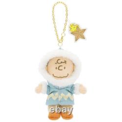 Ensemble de porte-clés mascotte en peluche Snoopy et Charlie Brown de USJ Limited pour Noël Japon F/S