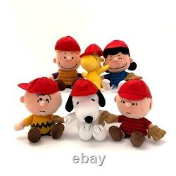 Ensemble de poupées en forme de haricots Nakajima Snoopy Baseball Charlie Brown Woodstock